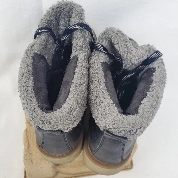 Circus By Sam Edelman Womens Kilbourn Winter Boots Brown Faux Fur Lace Up SZ 6 - Picture 8 of 12